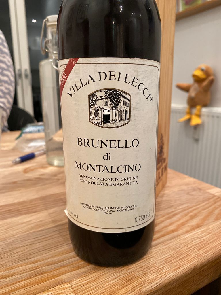 (image for) VILLA DEI LECCI BRUNELLO DI MONTALCINO 1982